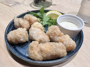 Karaage  at Vegan Bistro Jangara in Tokyo