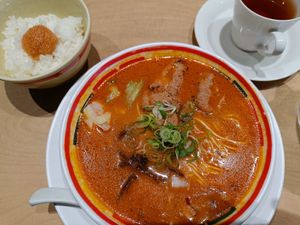 Kararamon(sp?) ramen at Vegan Bistro Jangara in Tokyo