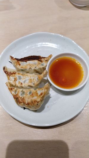 Gyoza at Vegan Bistro Jangara in Tokyo