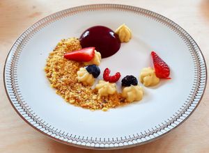 Dessert al piatto at Lucato Home Restaurant in Montorso Vicentino