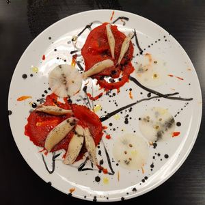 Ravioli crudisti at Lucato Home Restaurant in Montorso Vicentino