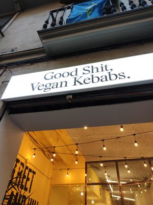 Good food! at Good Shit, Vegan Kebabs in Barcelona