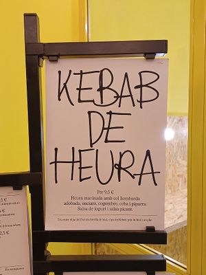 Kebad de Heura at Good Shit, Vegan Kebabs in Barcelona