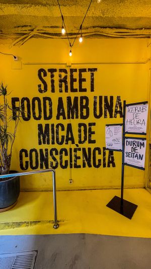   at Good Shit, Vegan Kebabs in Barcelona