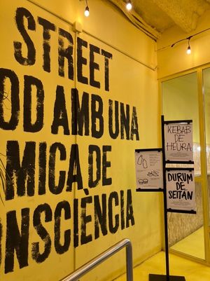 Interior  at Good Shit, Vegan Kebabs in Barcelona