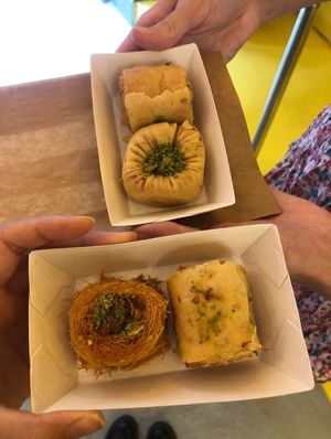 Baklava at Good Shit, Vegan Kebabs in Barcelona