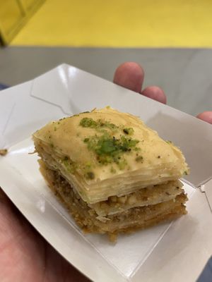 Baklava ❤️  at Good Shit, Vegan Kebabs in Barcelona
