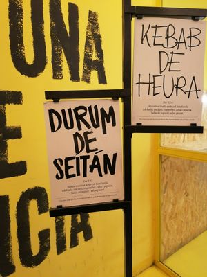  at Good Shit, Vegan Kebabs in Barcelona