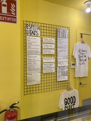 Menu  at Good Shit, Vegan Kebabs in Barcelona