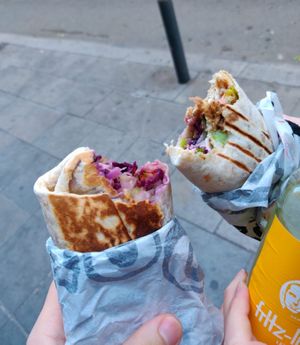  at Good Shit, Vegan Kebabs in Barcelona
