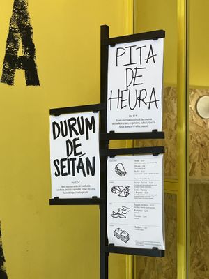   at Good Shit, Vegan Kebabs in Barcelona