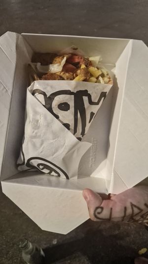 Gyros at Good Shit, Vegan Kebabs in Barcelona