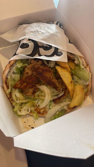   at Good Shit, Vegan Kebabs in Barcelona