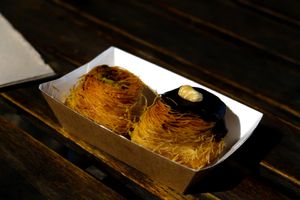 Baklava at Good Shit, Vegan Kebabs in Barcelona