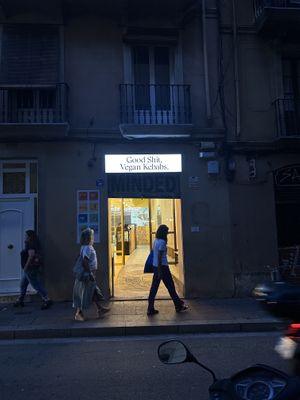   at Good Shit, Vegan Kebabs in Barcelona