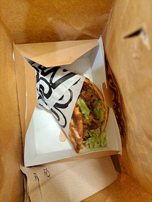 Vegan kebab at Good Shit, Vegan Kebabs in Barcelona