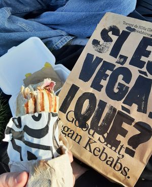  at Good Shit, Vegan Kebabs in Barcelona