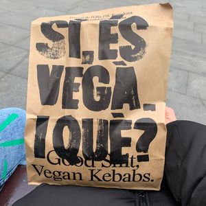  at Good Shit, Vegan Kebabs in Barcelona