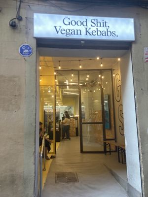 shop  at Good Shit, Vegan Kebabs in Barcelona