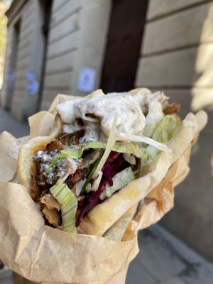   at Good Shit, Vegan Kebabs in Barcelona