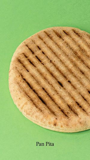 separate pita bread at Good Shit, Vegan Kebabs in Barcelona