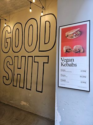  at Good Shit, Vegan Kebabs in Barcelona