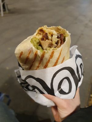 Durum de seitán (8,90€) at Good Shit, Vegan Kebabs in Barcelona