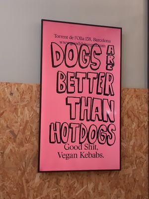  at Good Shit, Vegan Kebabs in Barcelona
