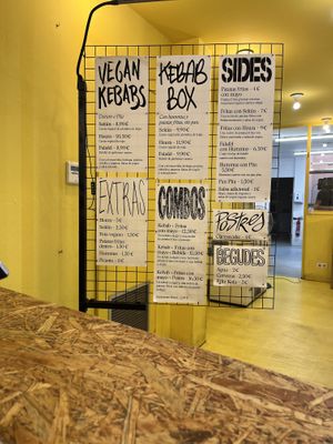   at Good Shit, Vegan Kebabs in Barcelona