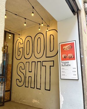   at Good Shit, Vegan Kebabs in Barcelona
