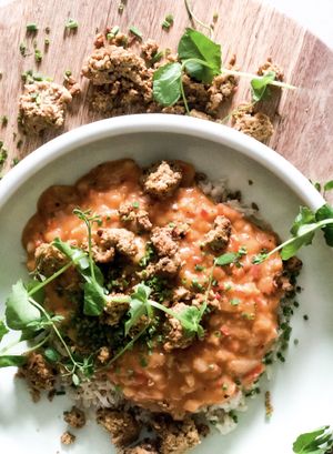 Vegan gumbo at Honderdprocentmianne in Genk