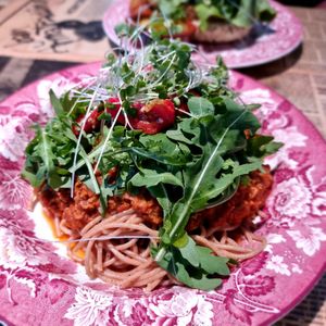spaghetti at Honderdprocentmianne in Genk