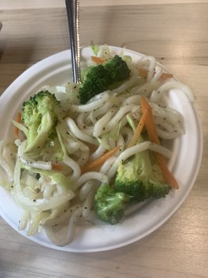 Udon without sauce   at JT Sushi in North Bay