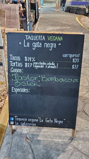  at Taquería Vegana La Gata Negra in Cancun