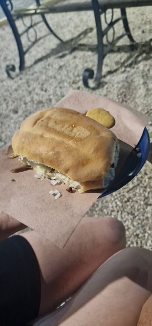 Bistek torta at Taquería Vegana La Gata Negra in Cancun