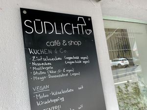 menu at Südlicht Cafe in Cologne