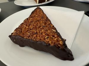 vegan nut wedge  at Südlicht Cafe in Cologne