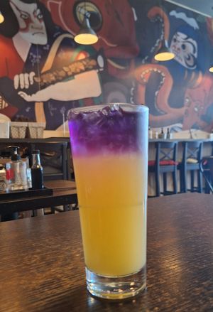 Night Shade lemonade at Kio Ramen in San Francisco