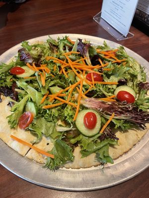 Salad pizza  at Colony Grill in Milford