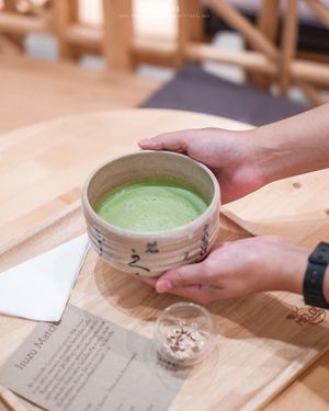 Vegan Matcha Latte at Meloliz - Chamchuri Square in Bangkok