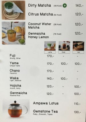 Matcha at Meloliz - Chamchuri Square in Bangkok