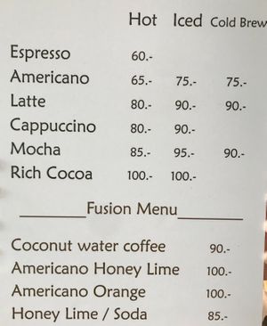 Coffee at Meloliz - Chamchuri Square in Bangkok