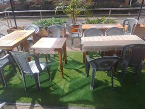 Outside seating at Soul Veg(etária)  in Nairobi