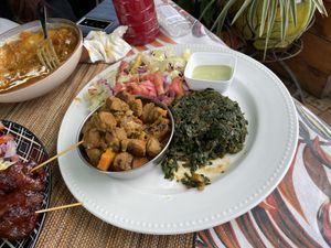 Swahili plate  at Soul Veg(etária)  in Nairobi
