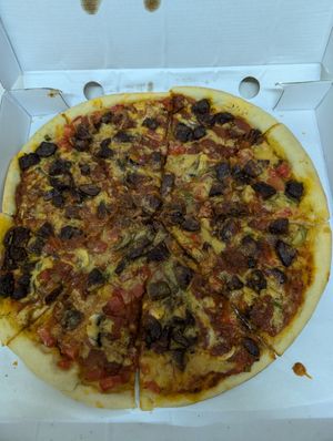 Vegeroni pizza at Soul Veg(etária)  in Nairobi