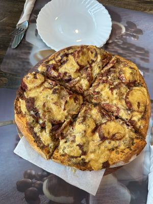 Mount Kenya Vegeroni pizzaa  at Soul Veg(etária)  in Nairobi