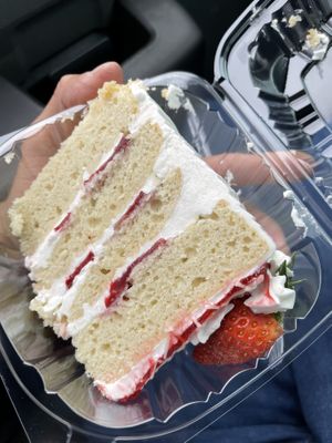 Strawberry shortcake at Uptown Veg in New York City