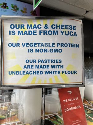 The mac and cheese was excellent!  at Uptown Veg in New York City