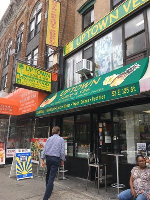 Storefront at Uptown Veg in New York City