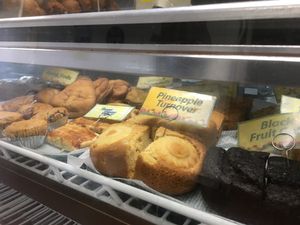 Bakery case at Uptown Veg in New York City